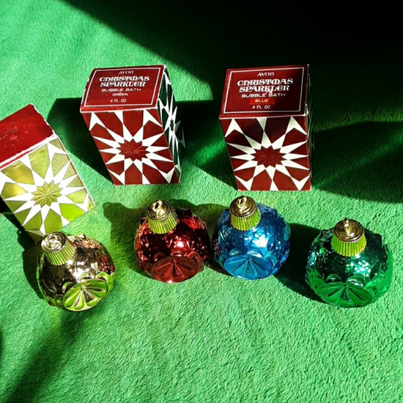 Vintage Avon Christmas Ornaments 